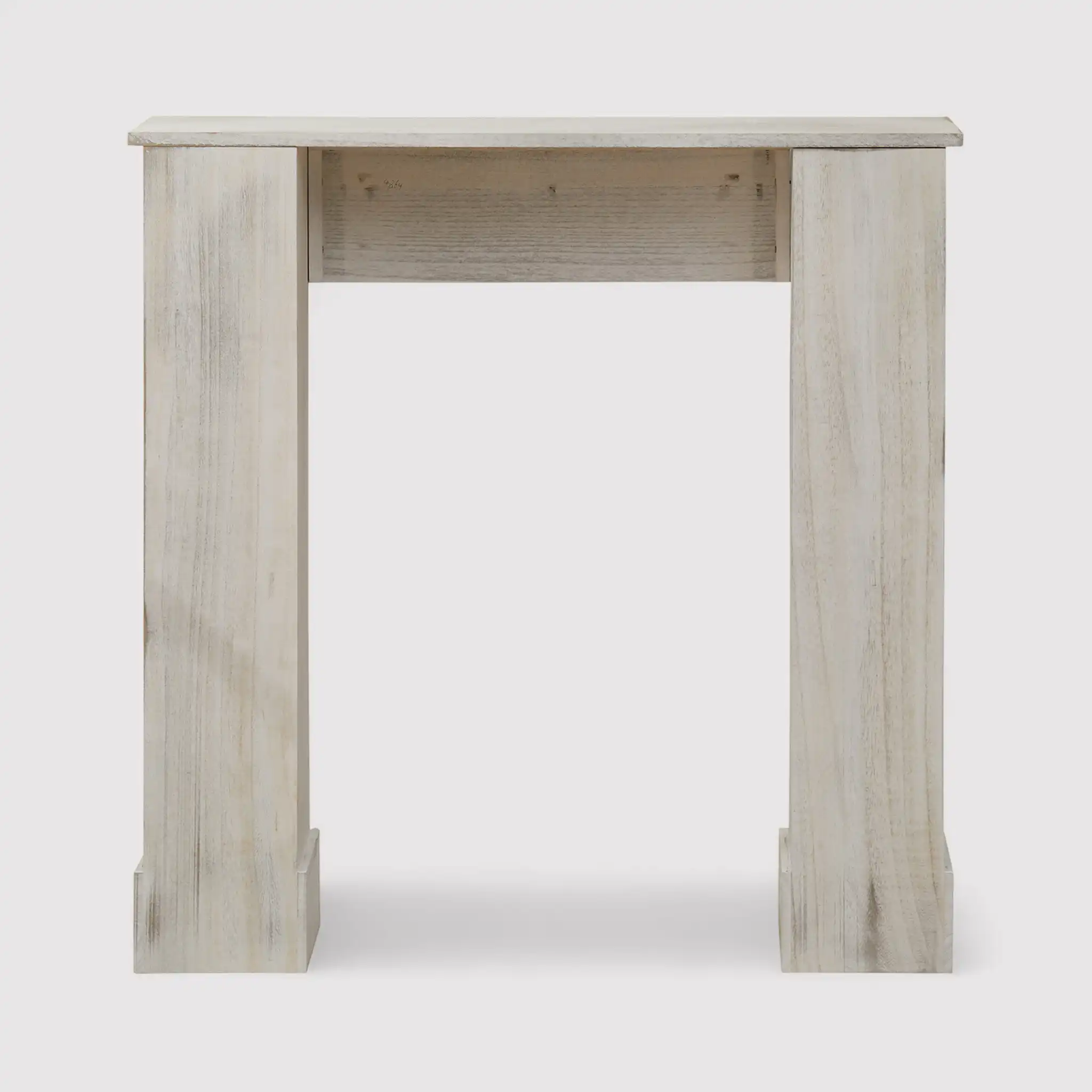 Ailanto - Cornice camino decorativa grigia in stile shabby - Image 4