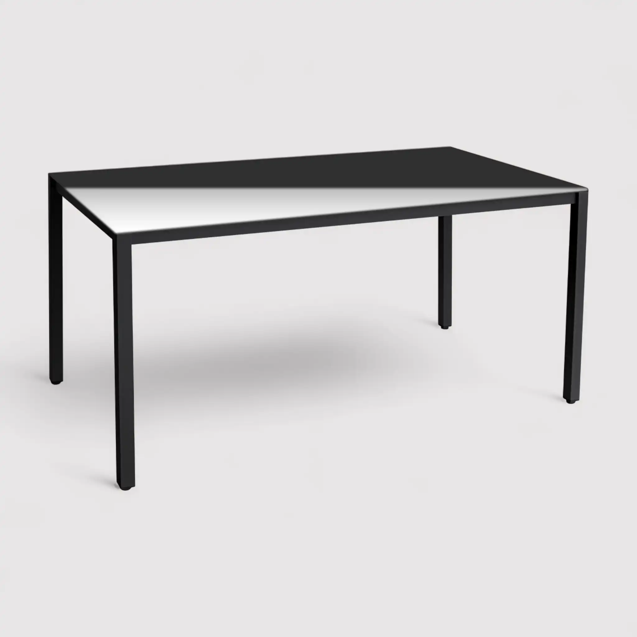 Akpala - Set da giardino con tavolo e 4 sedie grigio chiaro - Image 3