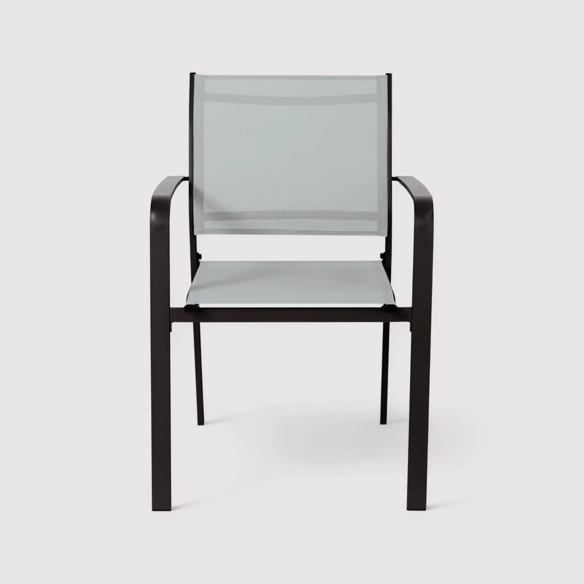 Akpala - Set da giardino con tavolo e 4 sedie grigio chiaro - Image 5