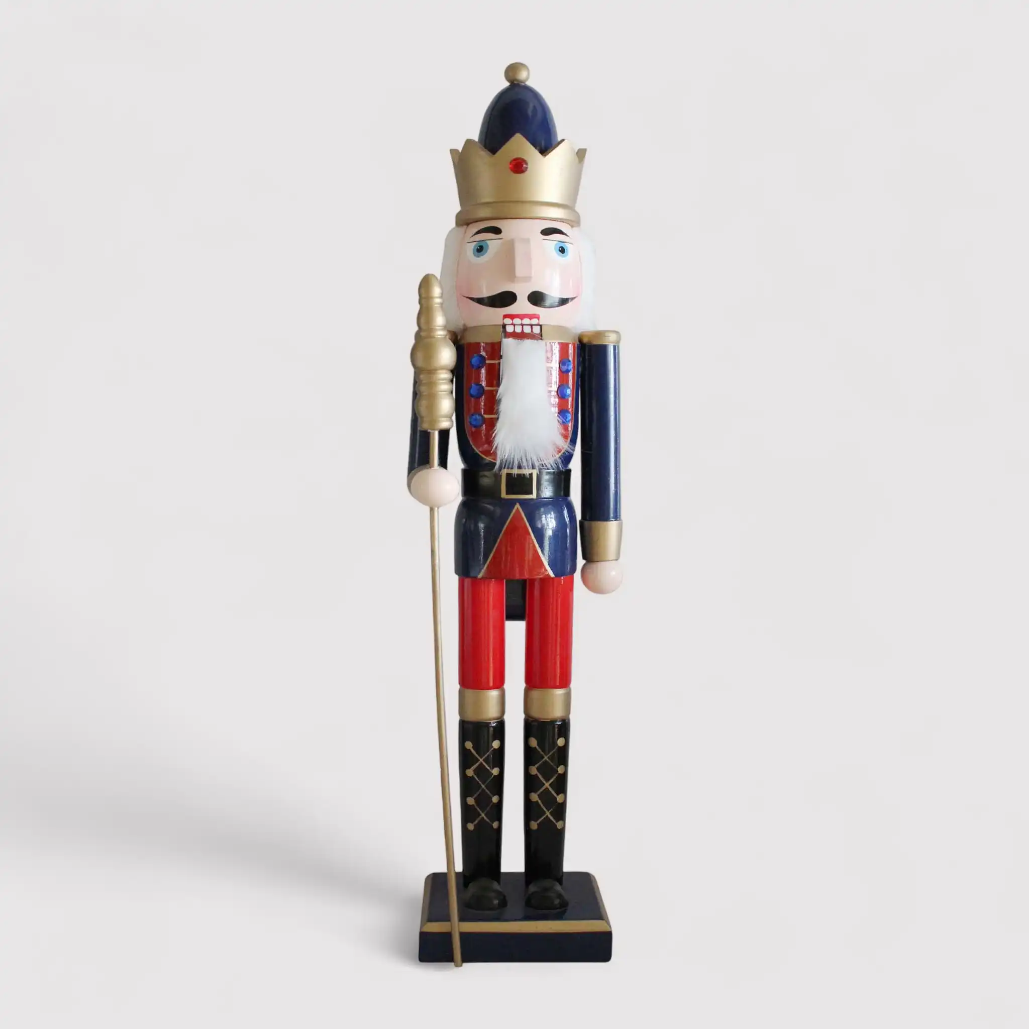 Aliso - Statuetta di schiaccianoci di Natale in legno H 55