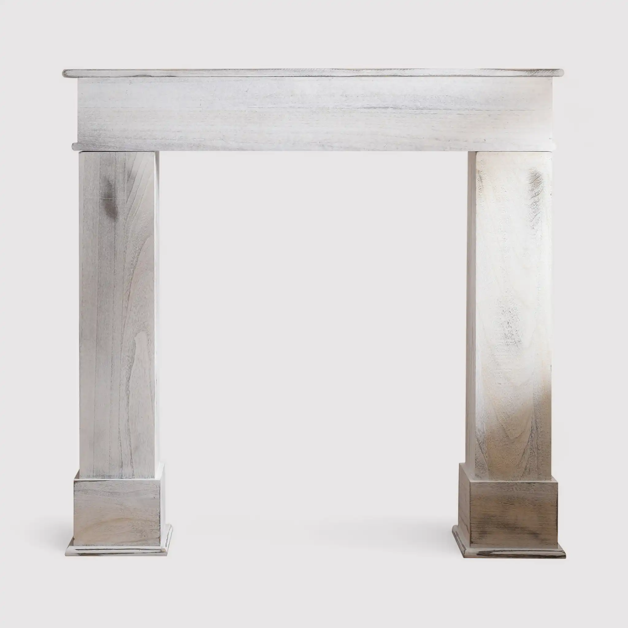 Asperula - Finto camino shabby chic bianco per salotto - Image 4