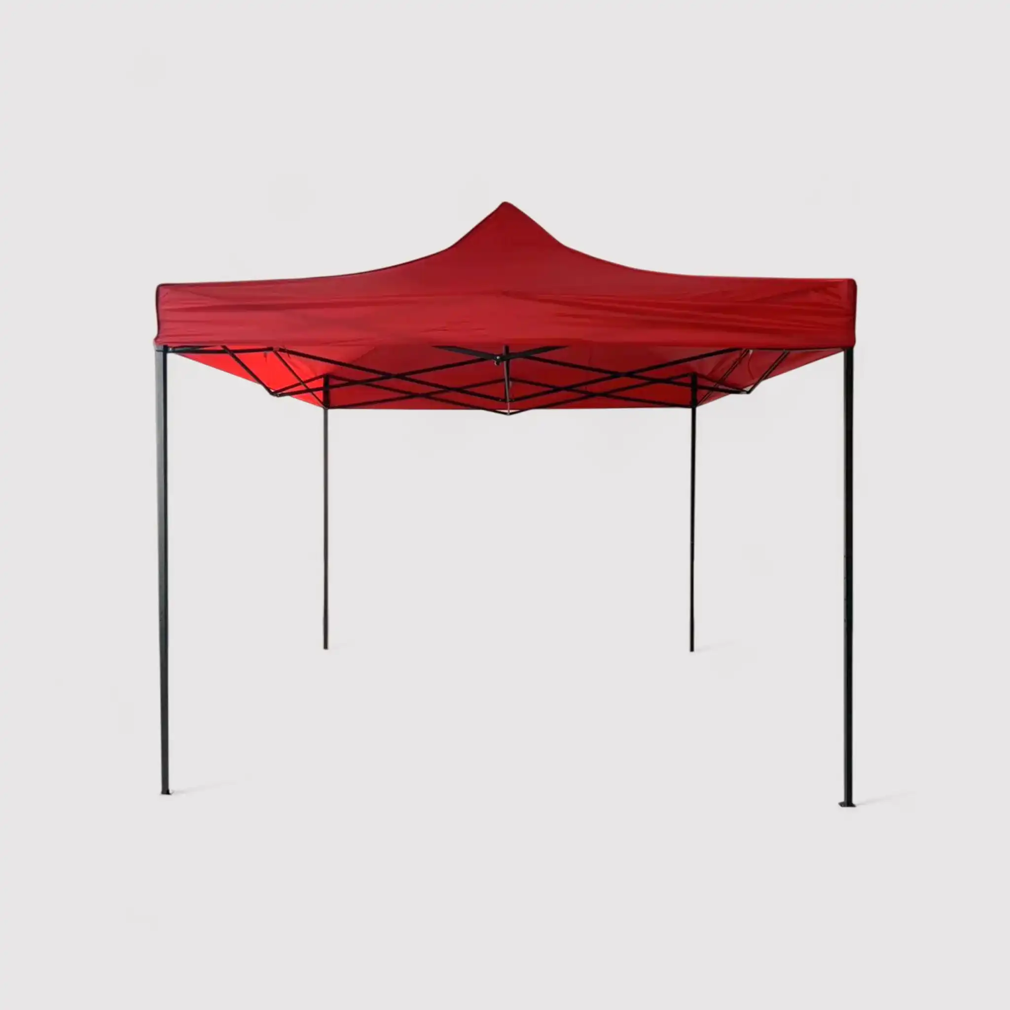 Boldo - Gazebo rosso 3x3 con pesi per esterni - Image 3