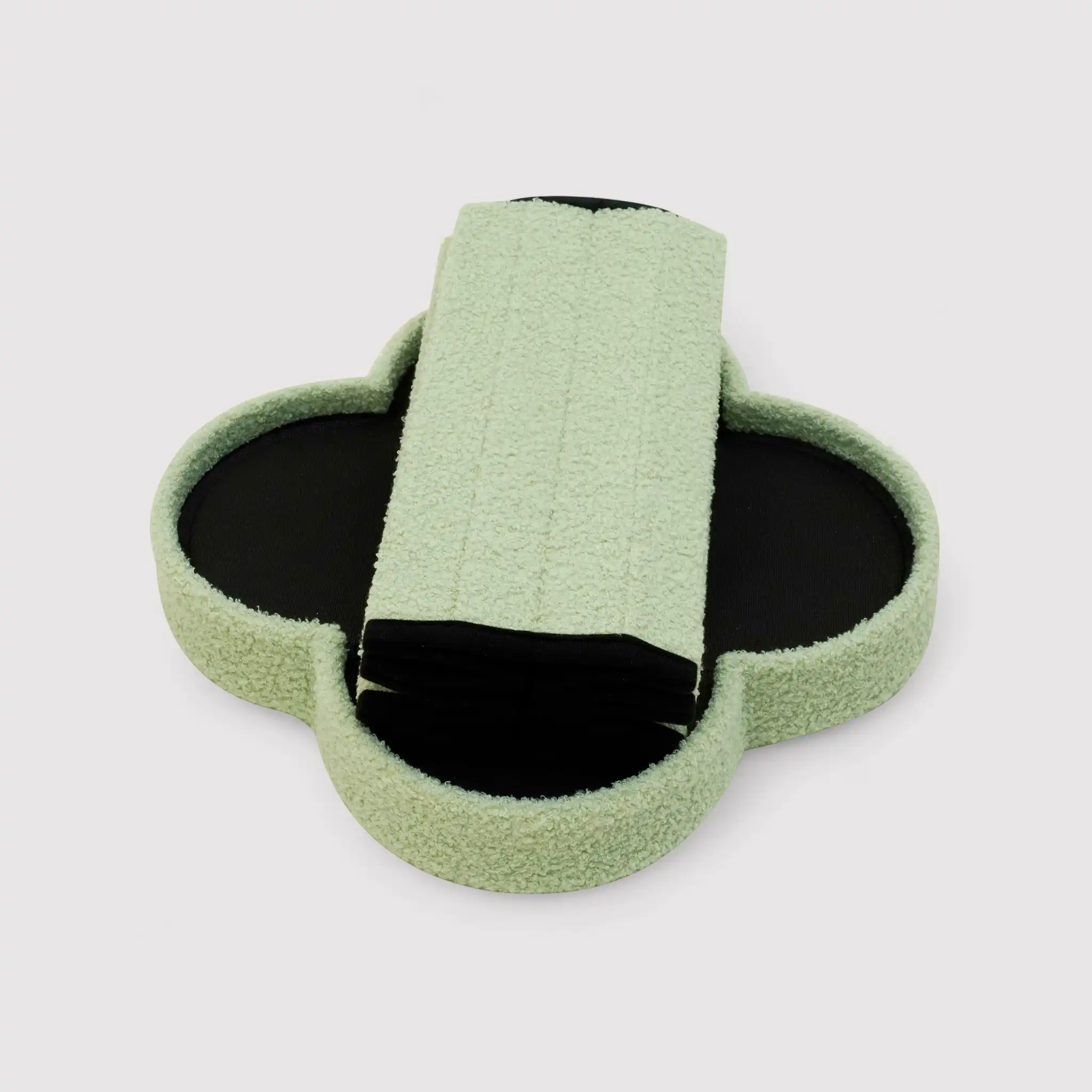 Carob - Pouf pieghevole contenitore verde a tema nuvola - Image 4