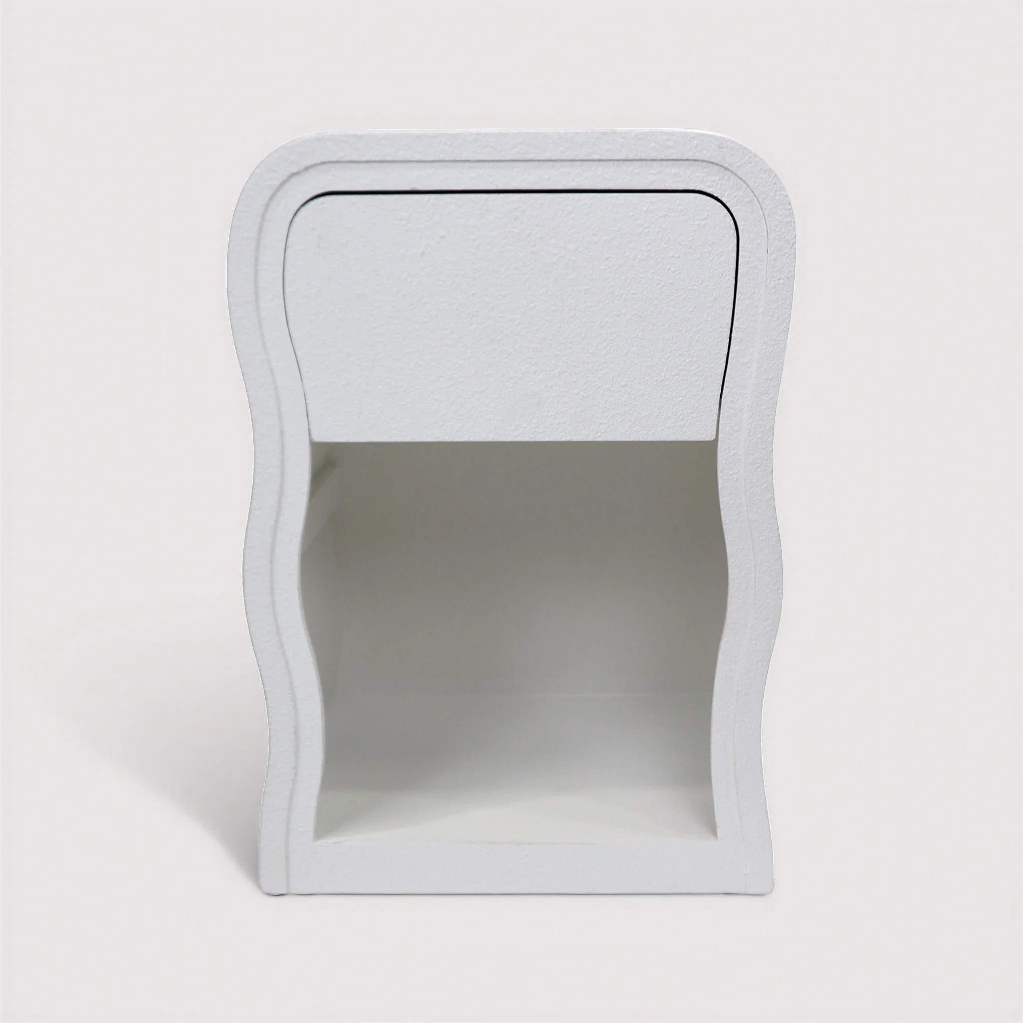 Edelweiss - Comodino 1 Cassetto colore bianco stile moderno