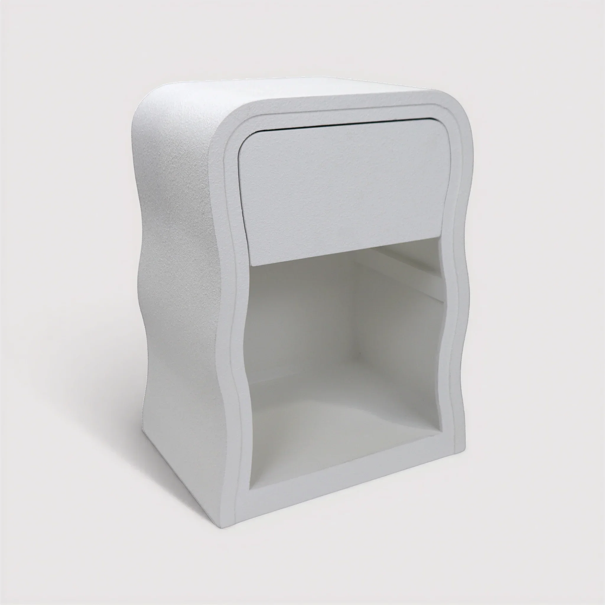 Edelweiss - Comodino 1 Cassetto colore bianco stile moderno - Image 4