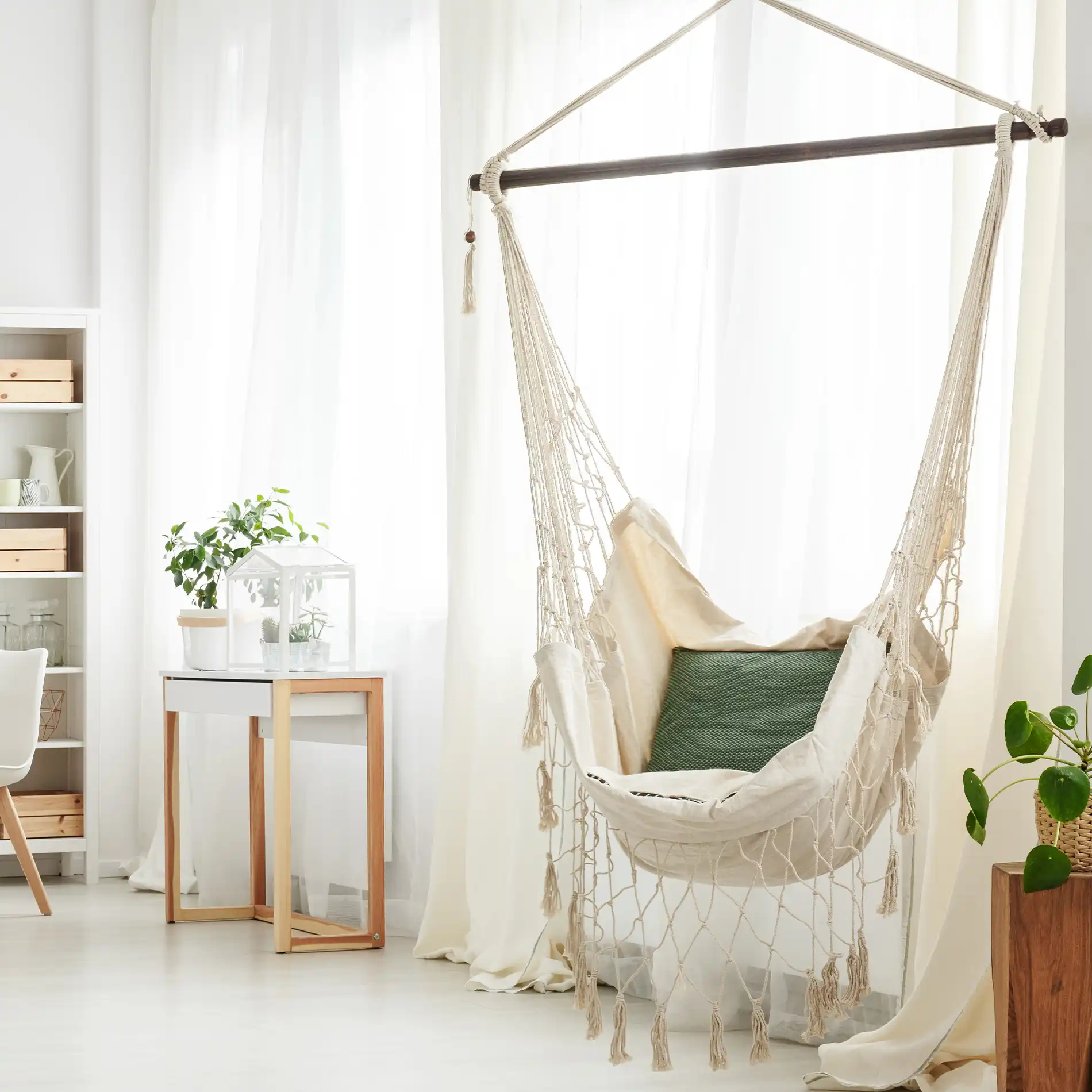 Edera - Poltrona sospesa in stile boho per esterno o interno - Image 2