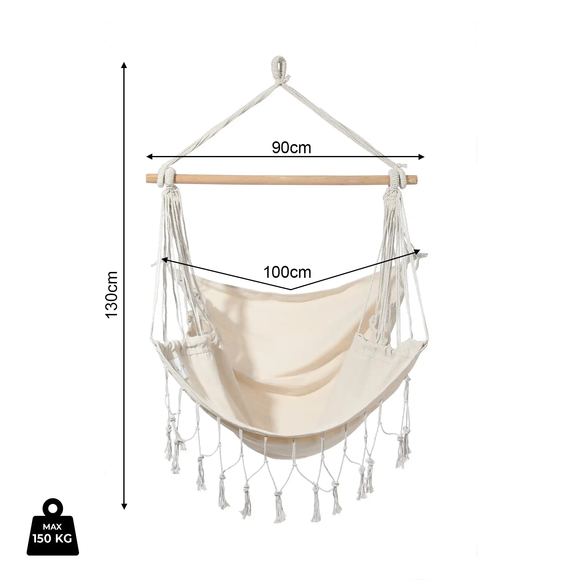 Edera - Poltrona sospesa in stile boho per esterno o interno - Image 7
