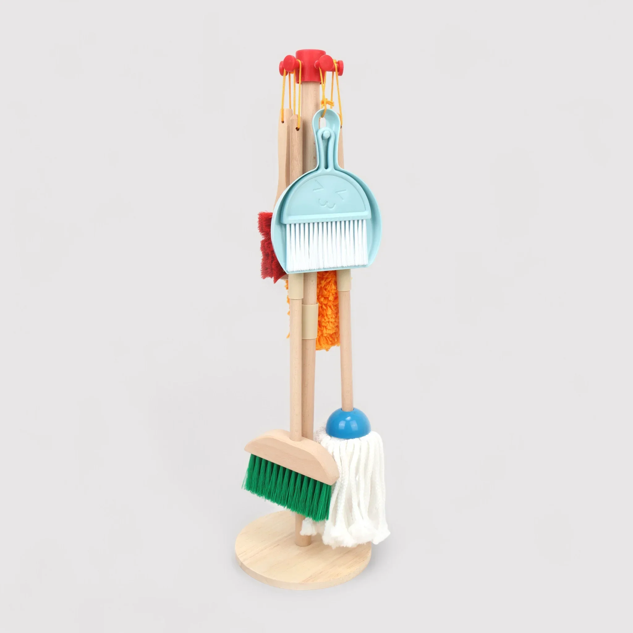 Enoki - Set di attrezzi per le pulizie giocattolo in legno per bimbi