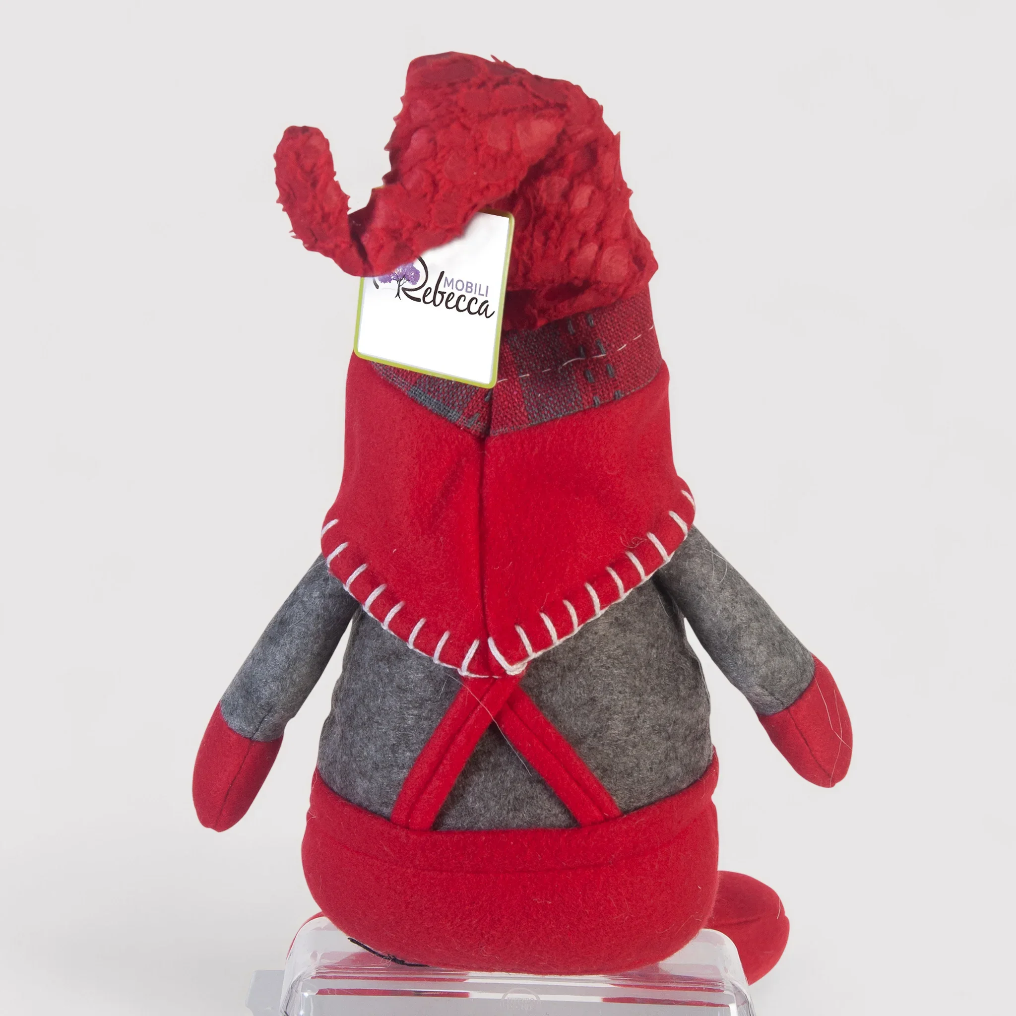 Gnomo di Natale fermaporta e decorativo con gambe lunghe - Image 4