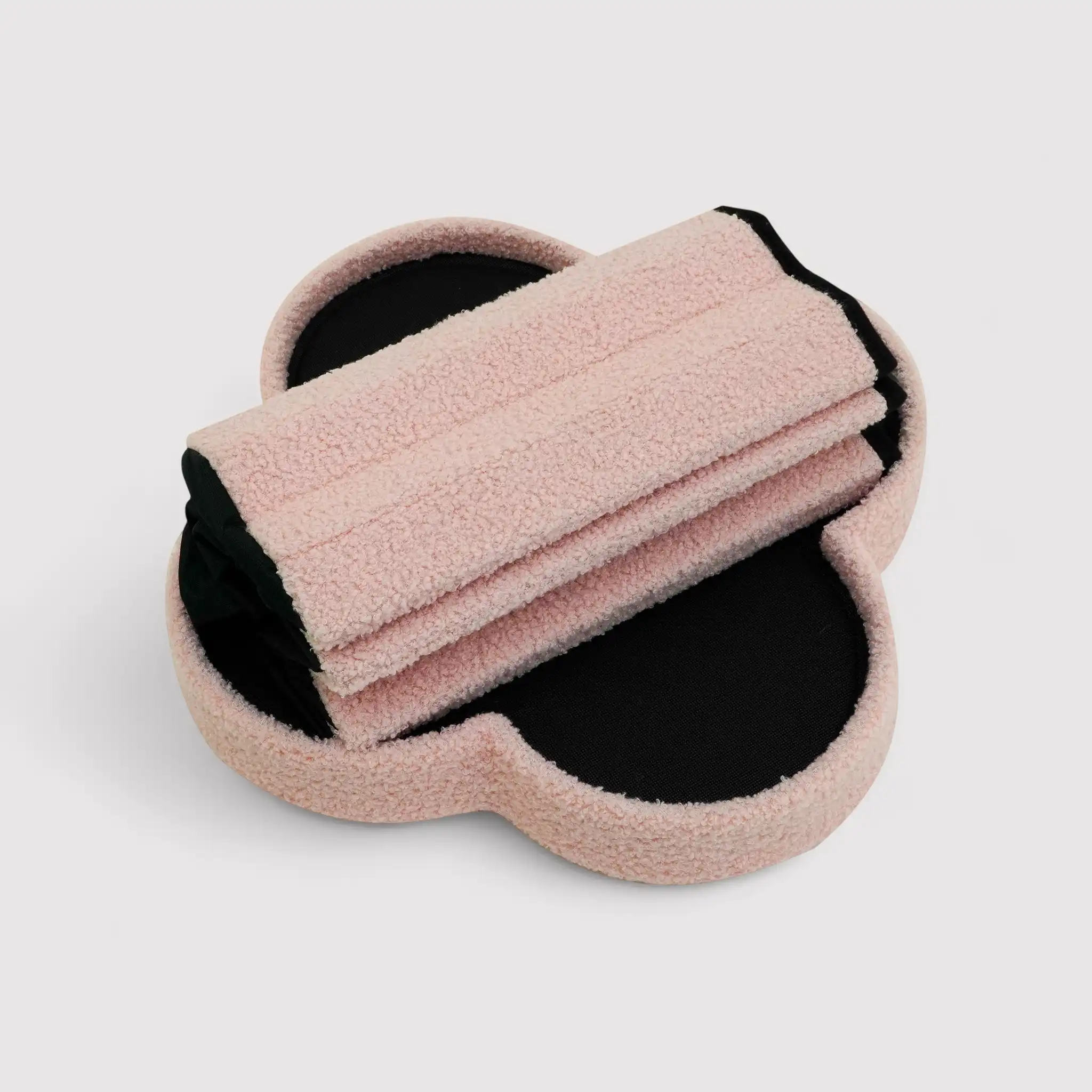 Hermal - Pouf rosa contenitore pieghevole per cameretta - Image 4