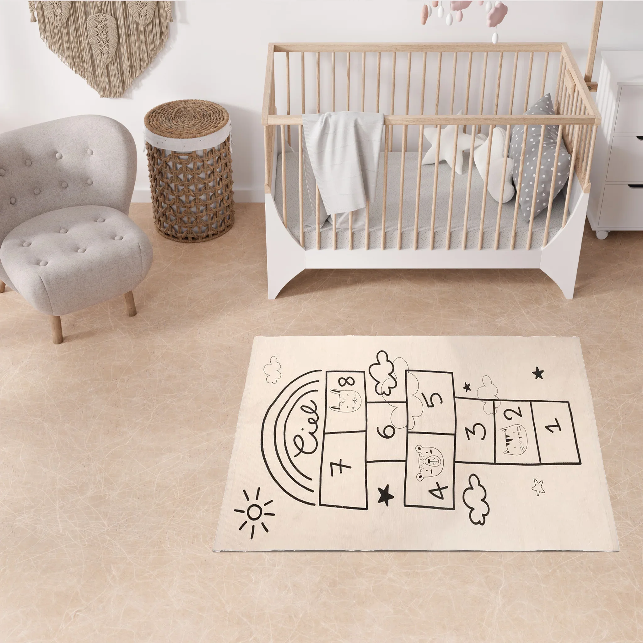 Lofofora - Tappeto per bambini con gioco campana 80x150 cm - Image 2
