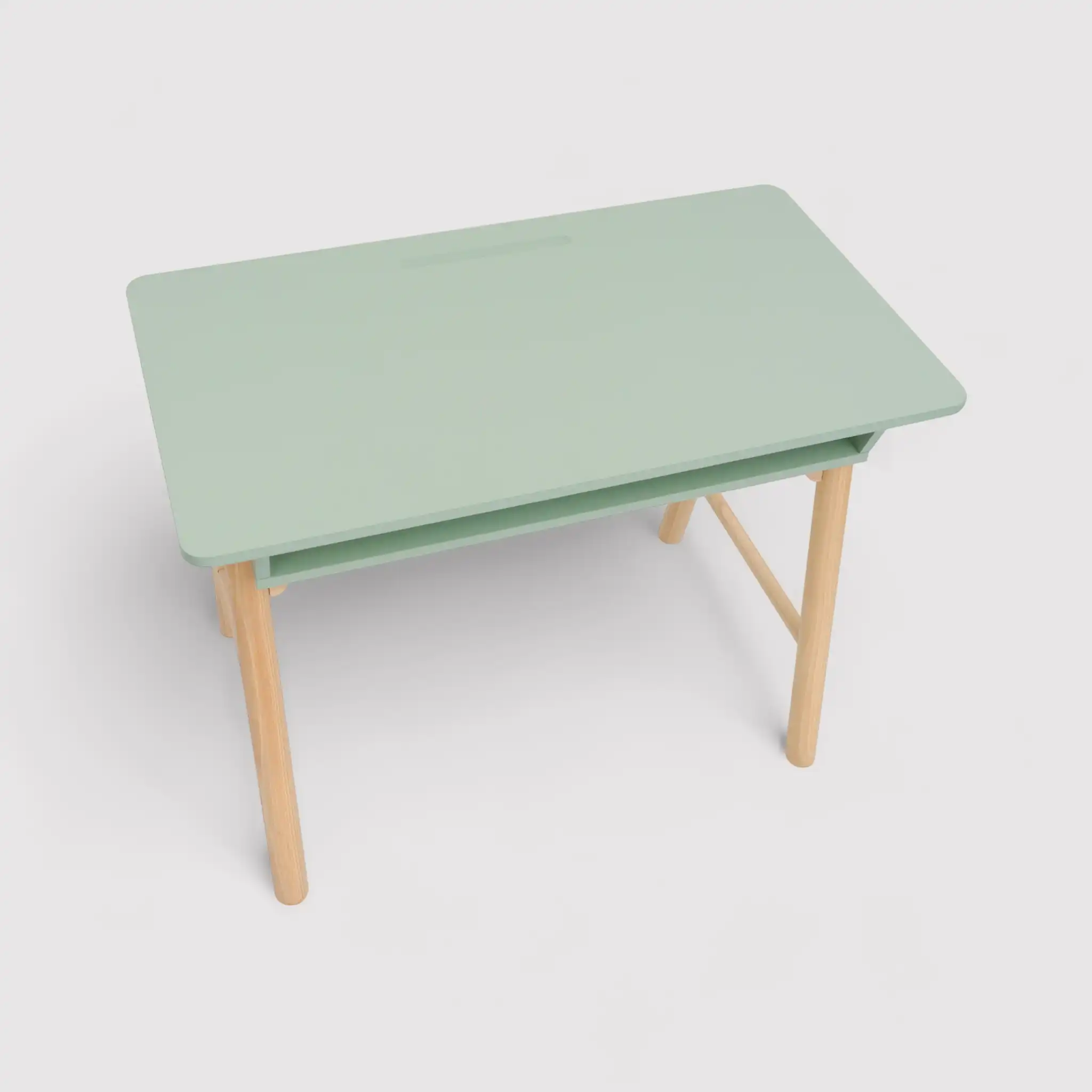 Luan - Scrivania Montessori verde acqua in stile scandinavo - Image 4