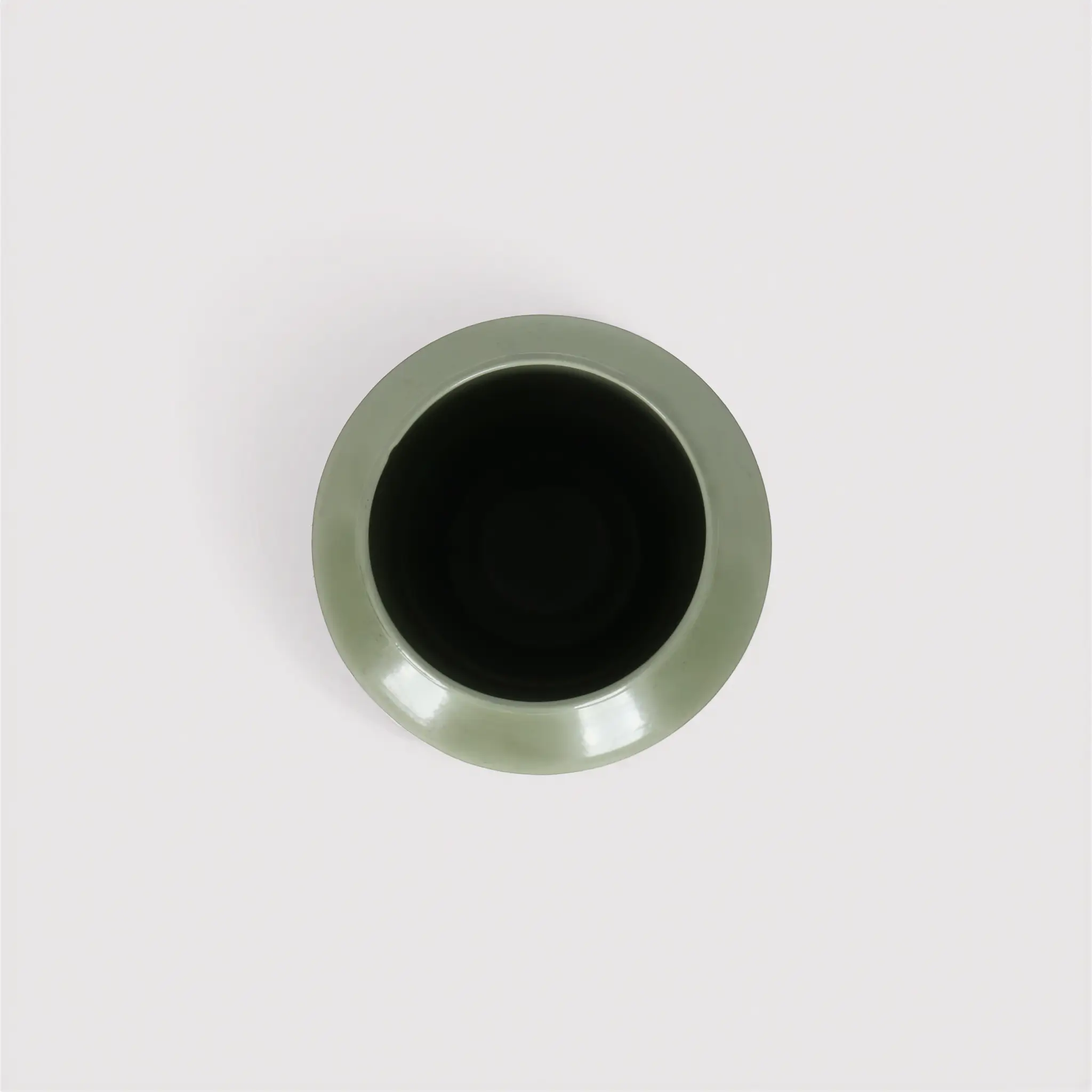 Lunara - Vaso per fiori da interno in metallo verde stile moderno - Image 4