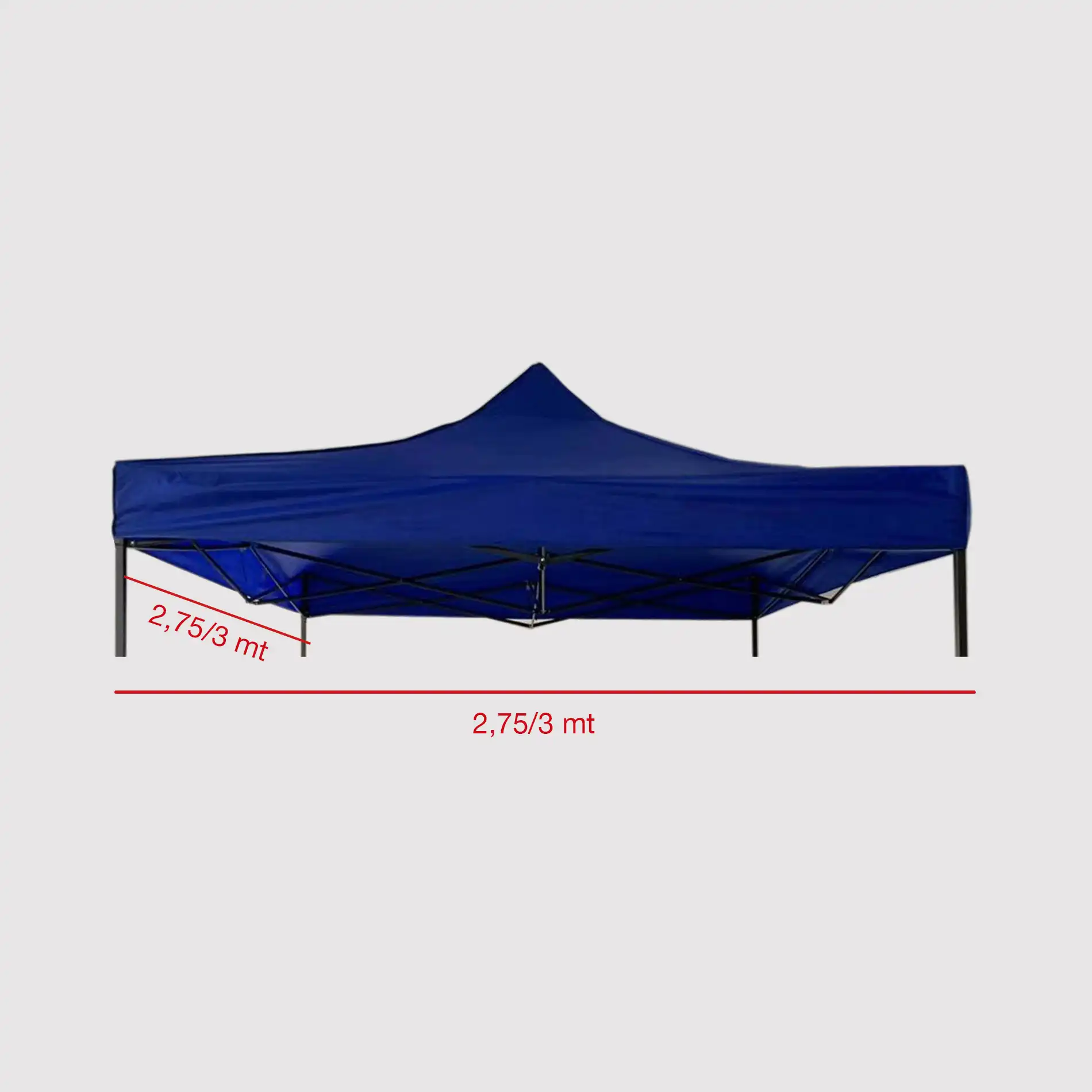 Mucuna - Telo blu per gazebo 3x3 impermeabile - Image 3