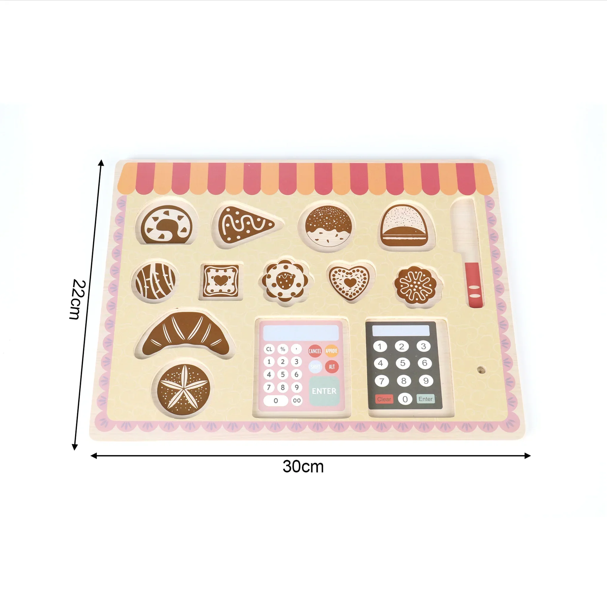 Myrcia - Set panetteria giocattolo in legno per bambini - Image 9