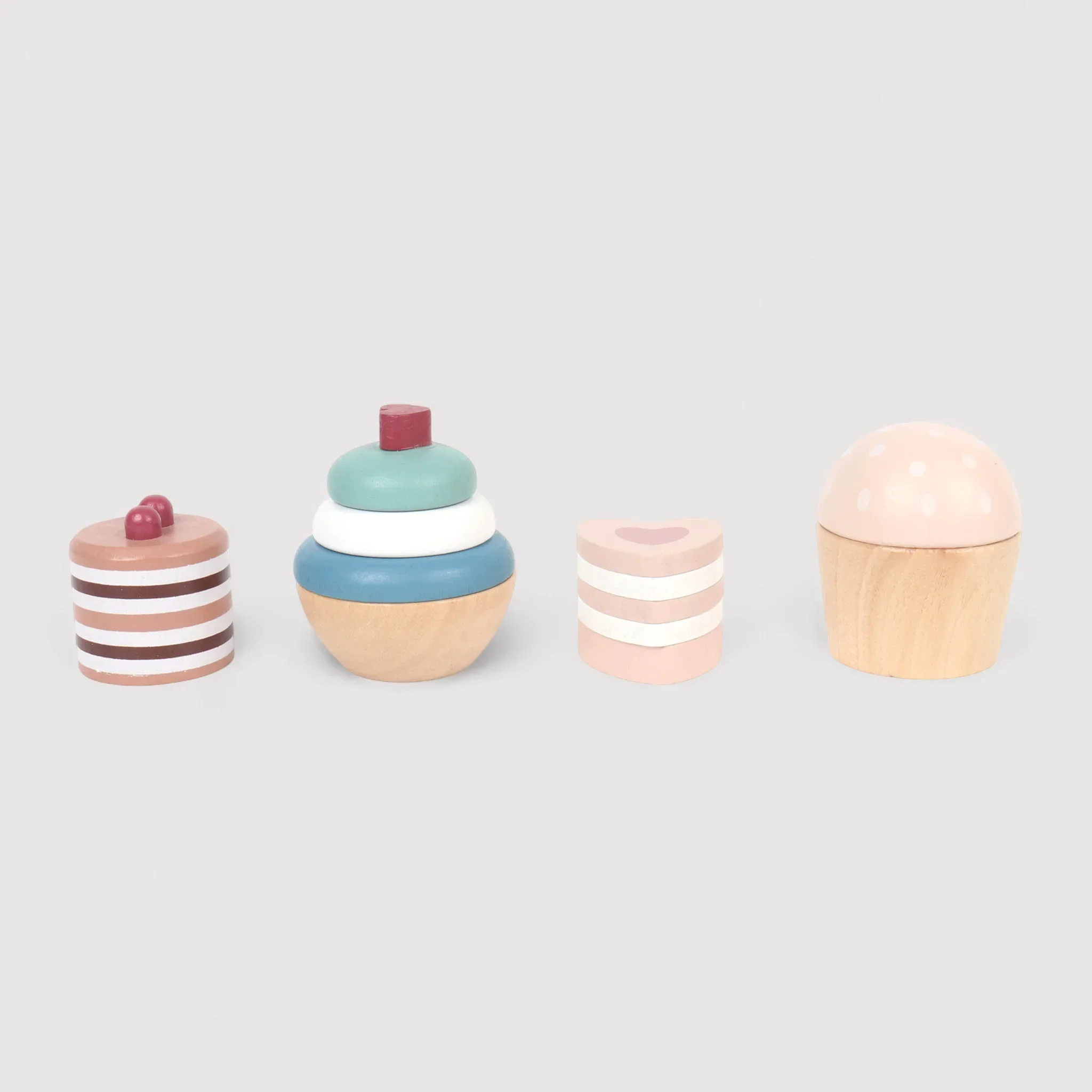 Naryal - Set di pasticcini e dolci in legno da gioco per bambini - Image 6