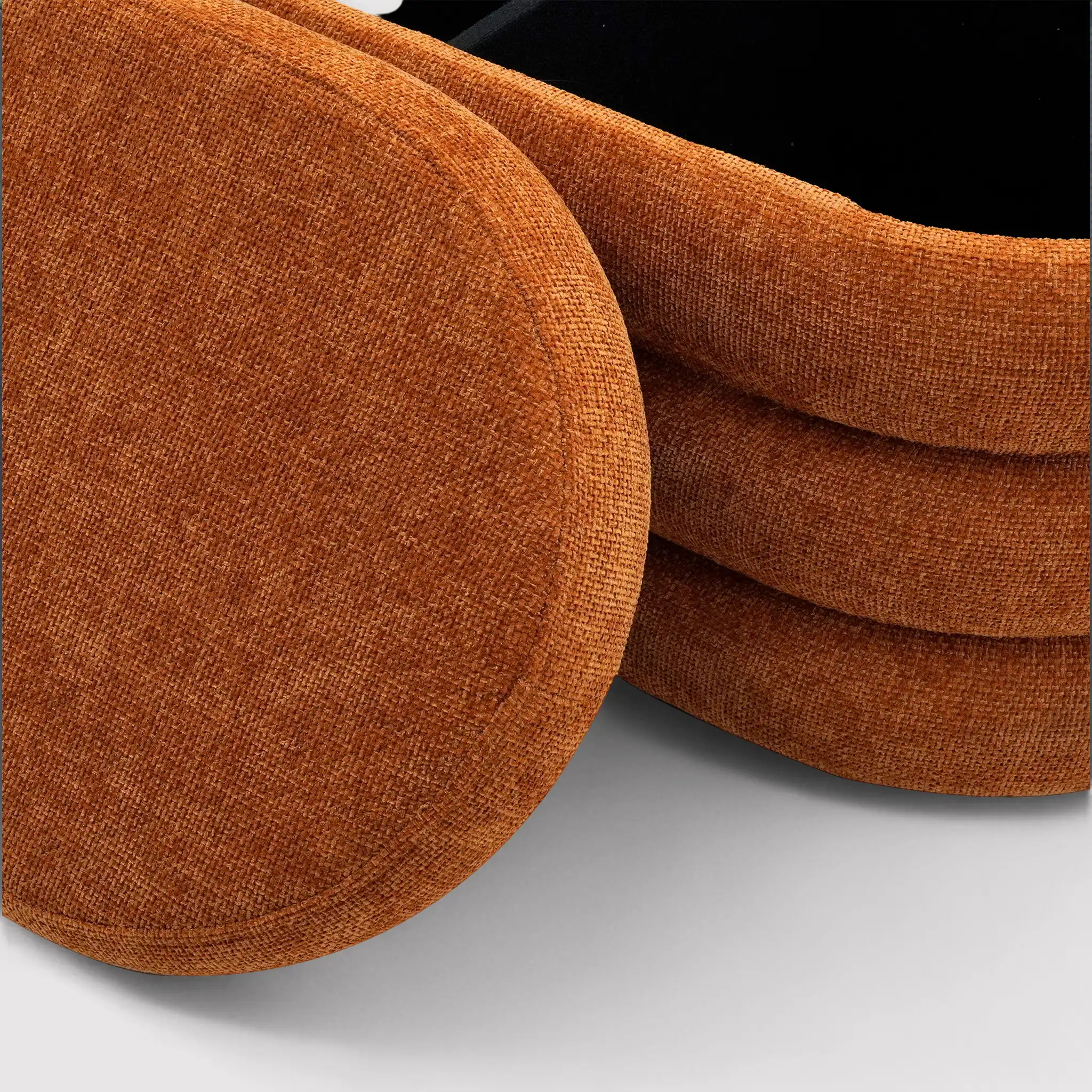 Olinia - Pouf lungo contenitore arancione scuro - Image 6