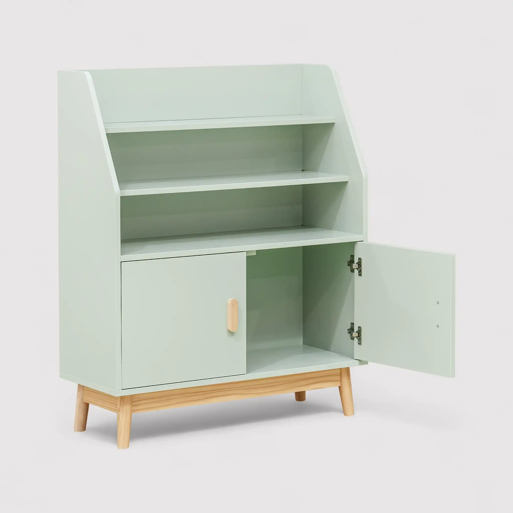 Oroya - Libreria verde per cameretta dei bimbi con 3 ripiani - Image 4