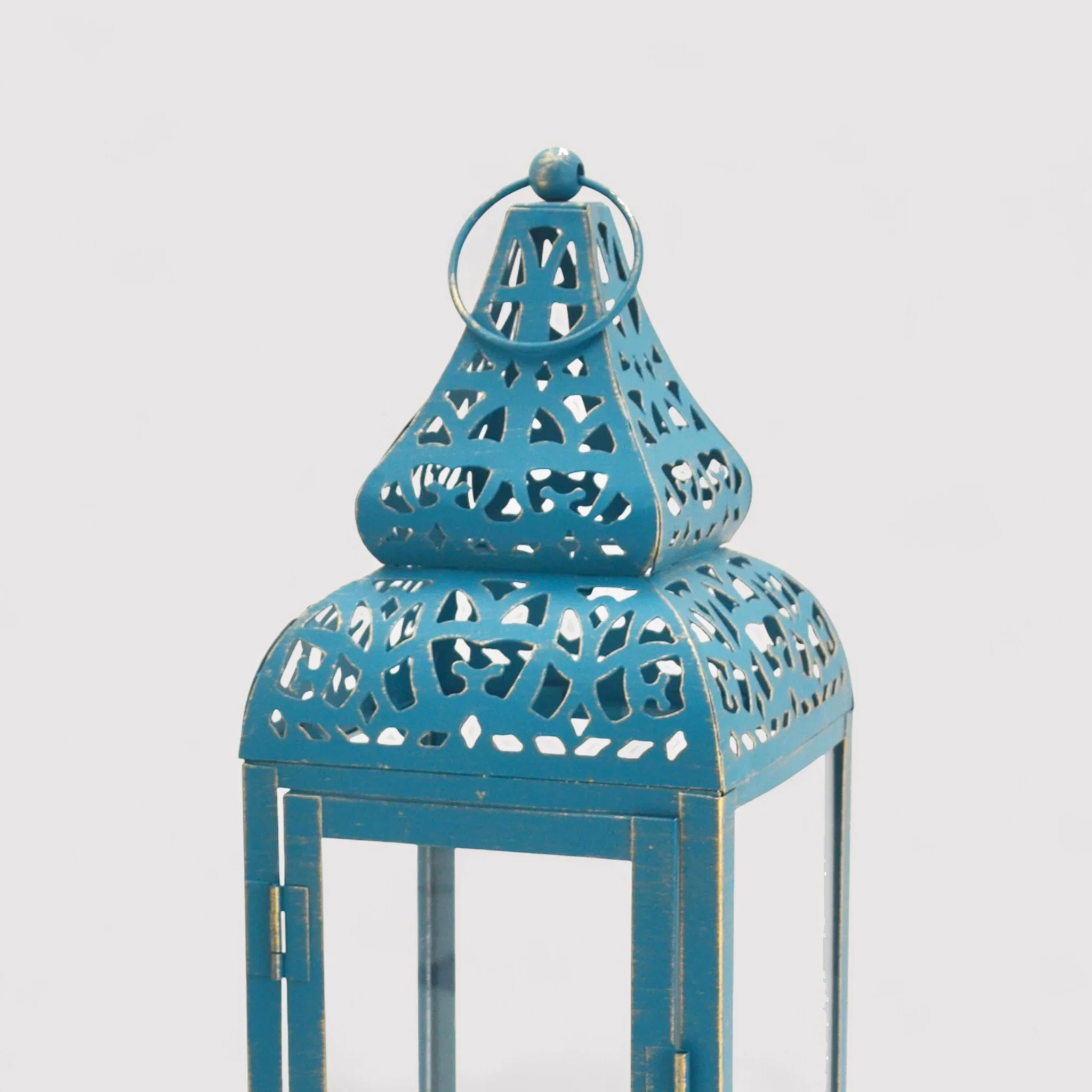 Ortensia - Set di 2 lanterne blu in metallo - Image 5