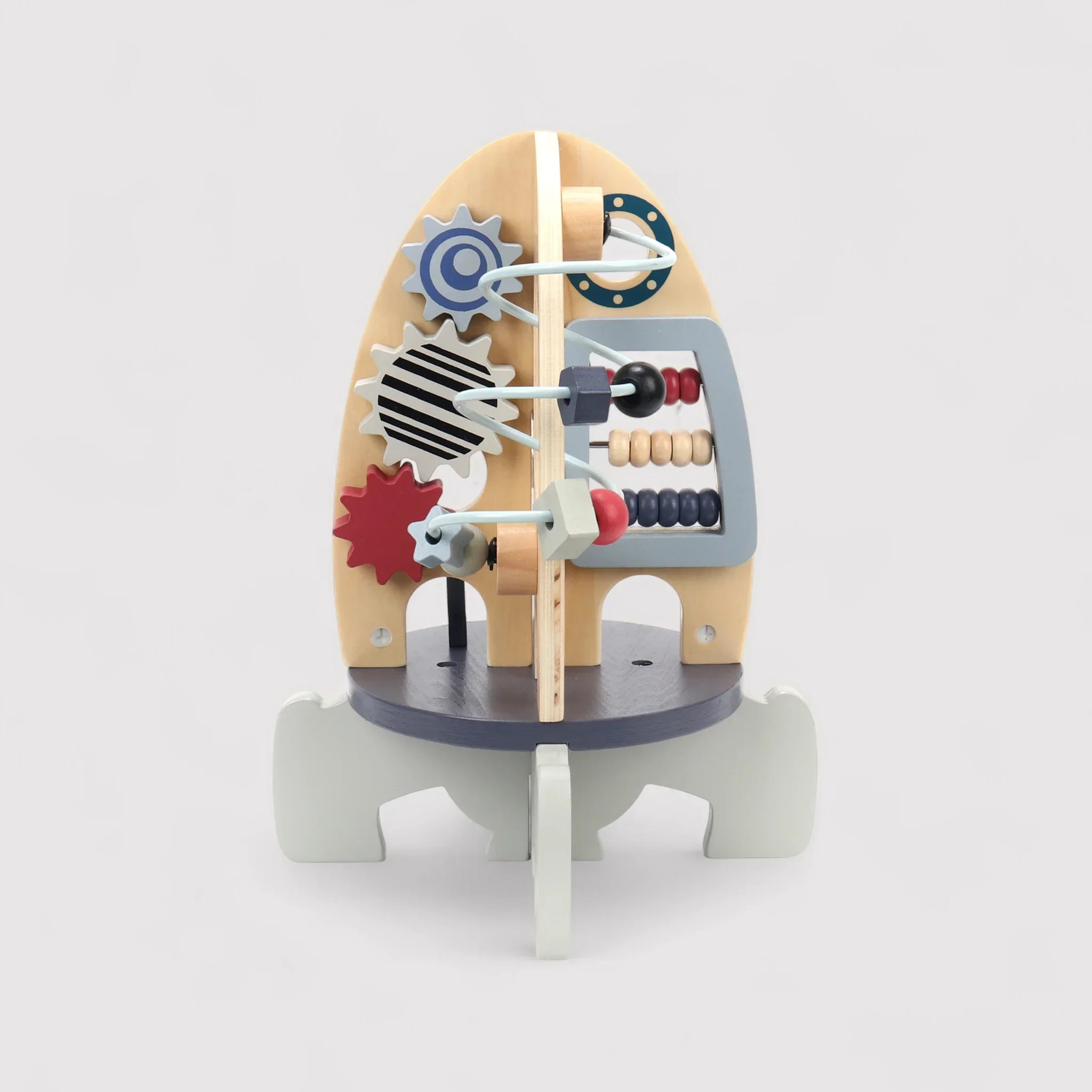 Pimela - Razzo spaziale montessoriano in legno per bambini - Image 4