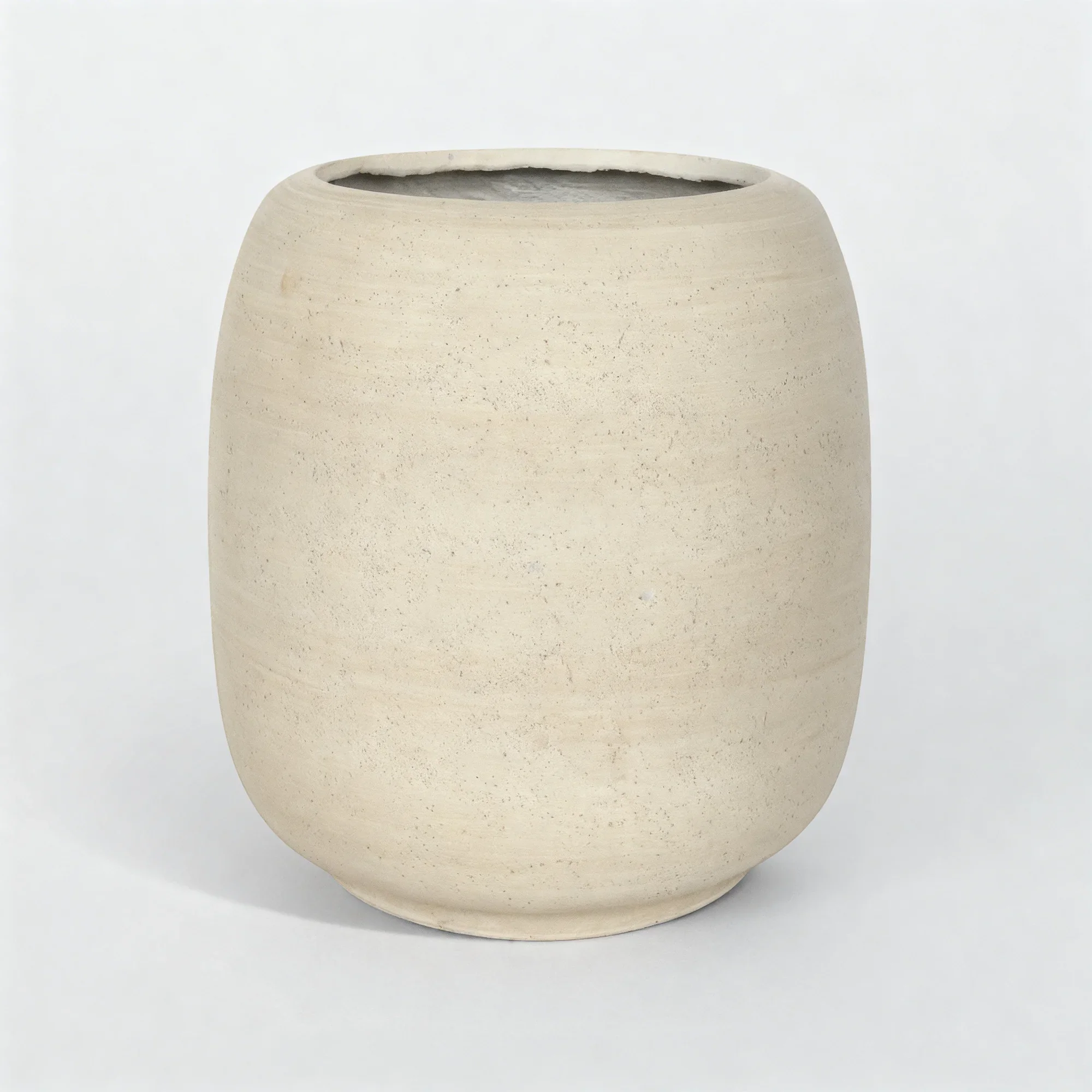 Ranula - Vaso per piante da interno in MGO bianco