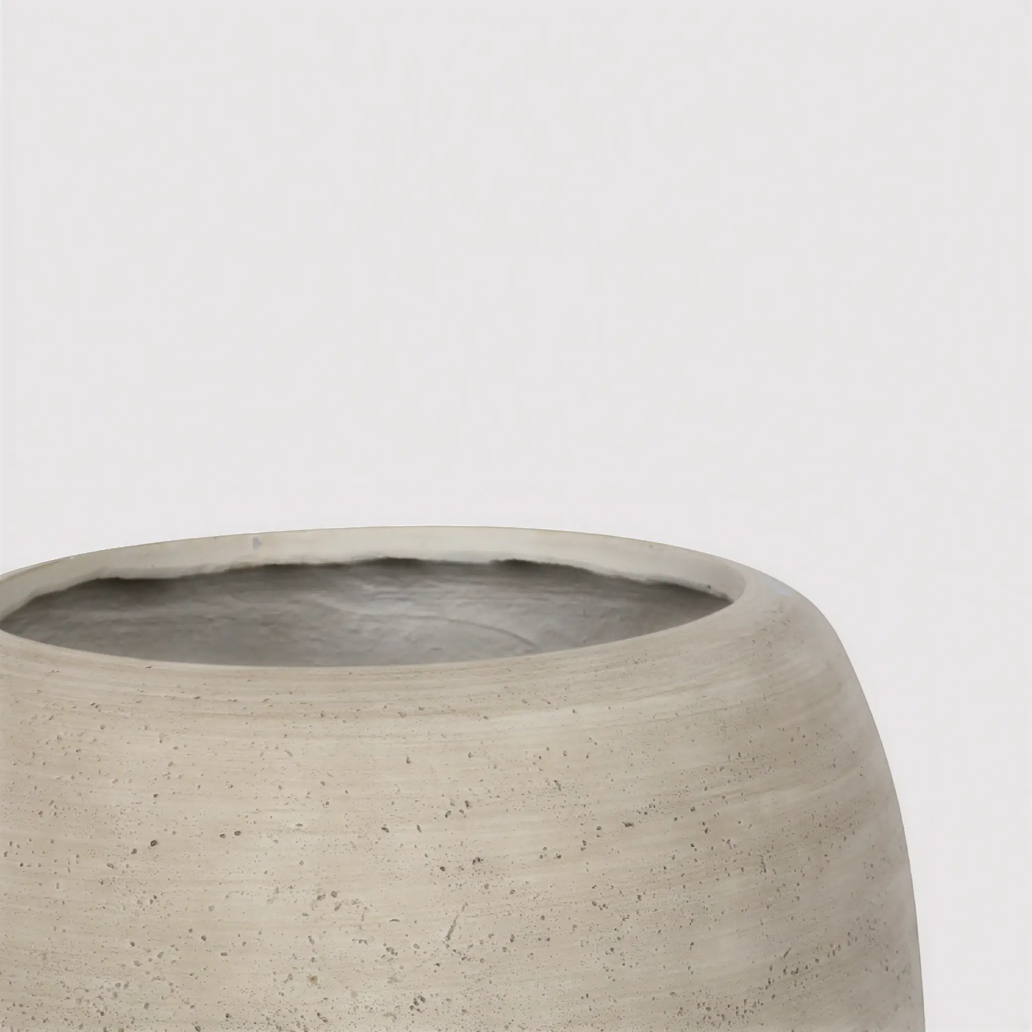 Ranula - Vaso per piante da interno in MGO bianco - Image 4