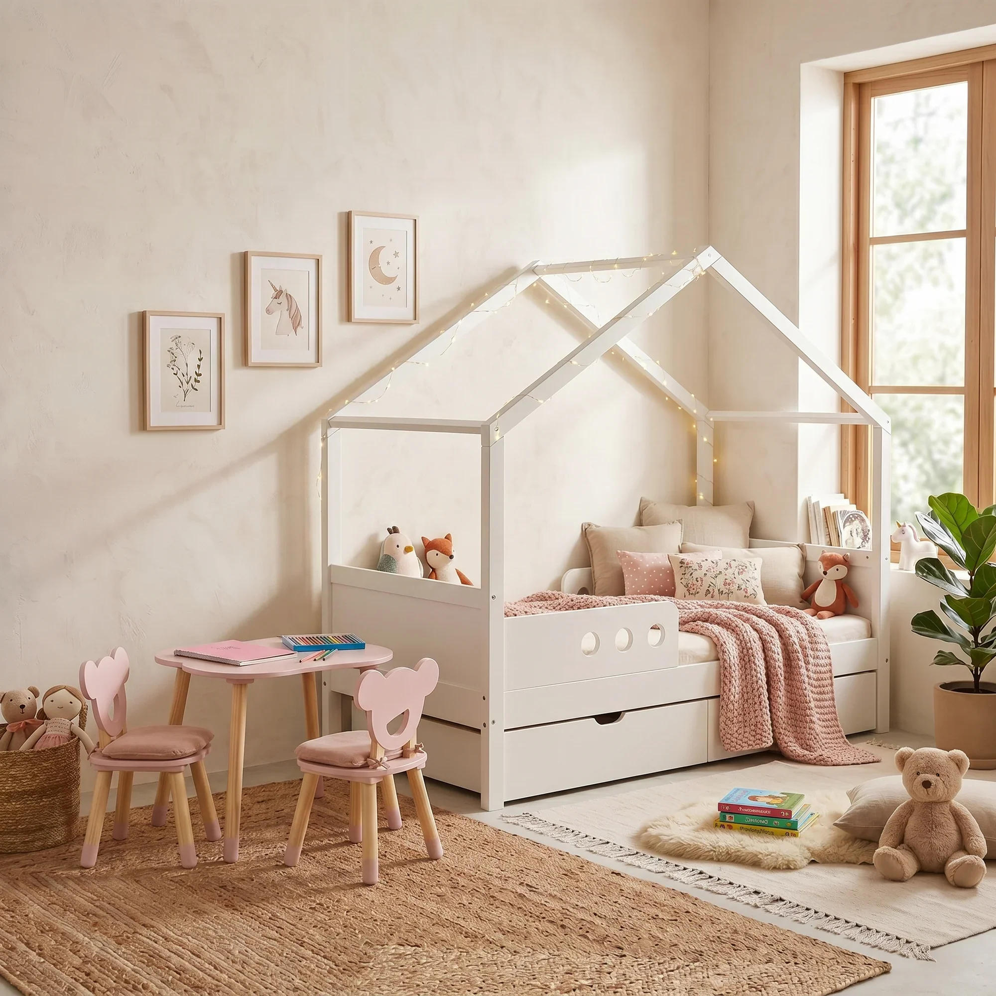 Rihan - Letto montessoriano per bambini con 2 cassetti - Image 2