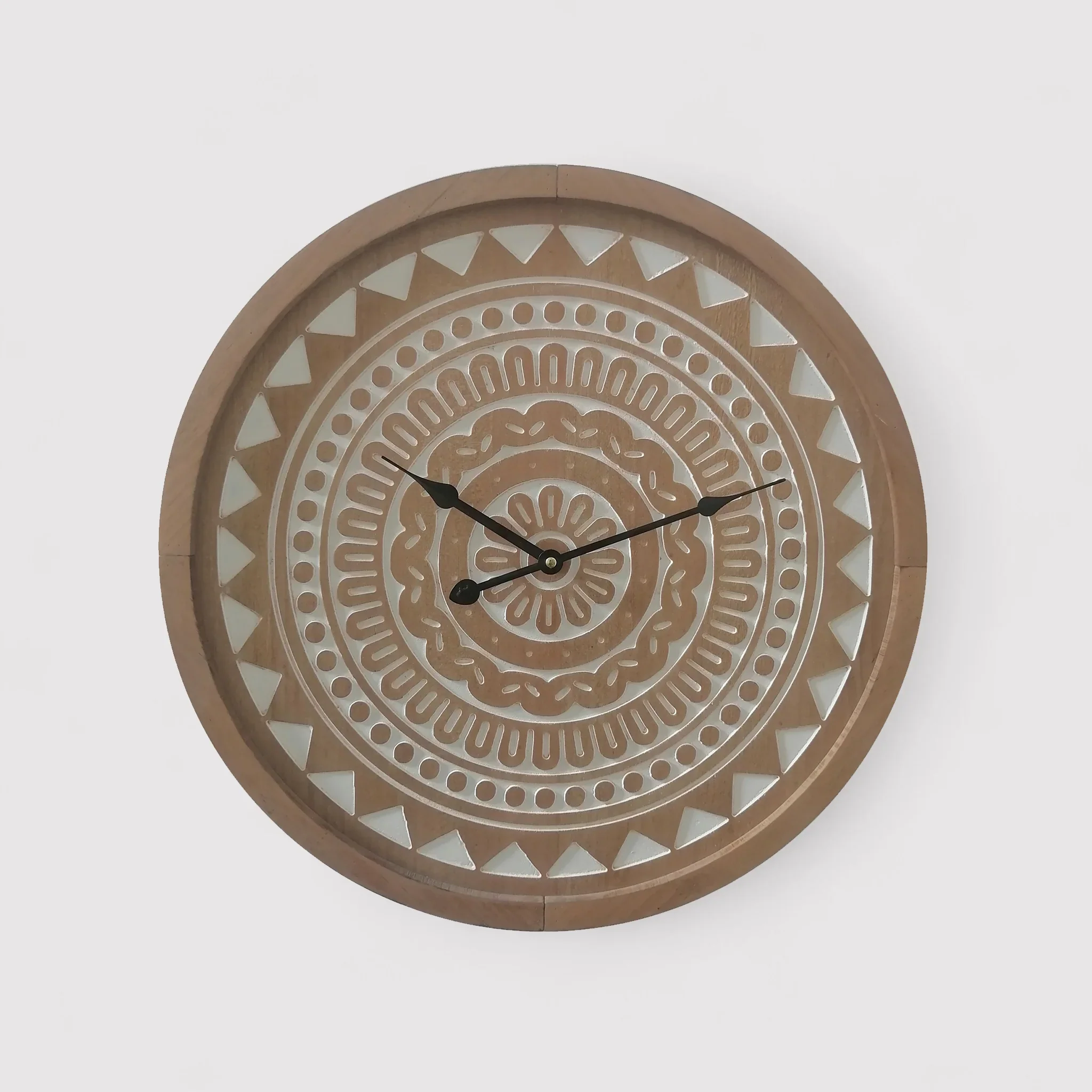 Rubus - Orologio marrone boho chic con decorazione a mandala
