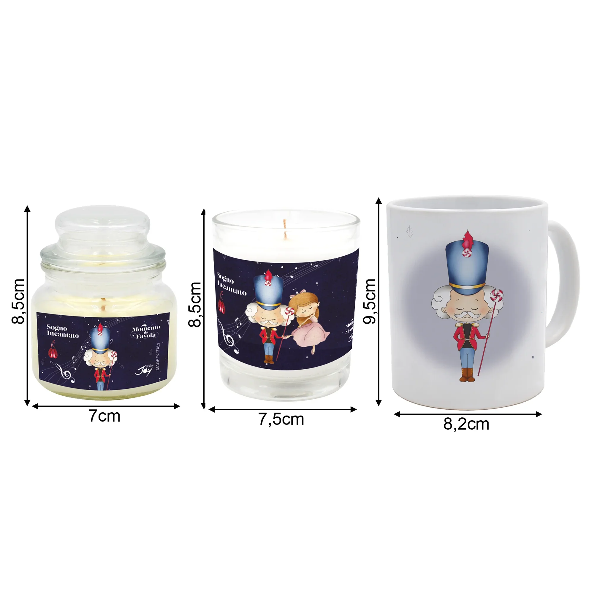 Set tazza tema "Sogno incantato" e 2 candele profumate fragranza gelsomino - Image 7