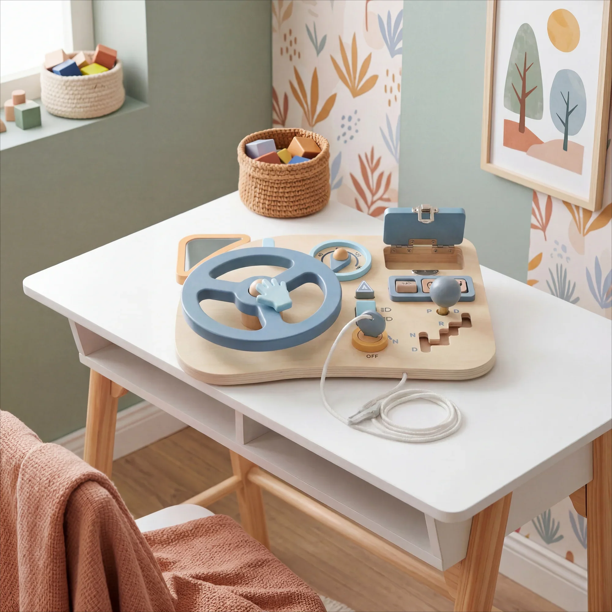 Sobya - Volante montessoriano in legno per bambini - Image 2