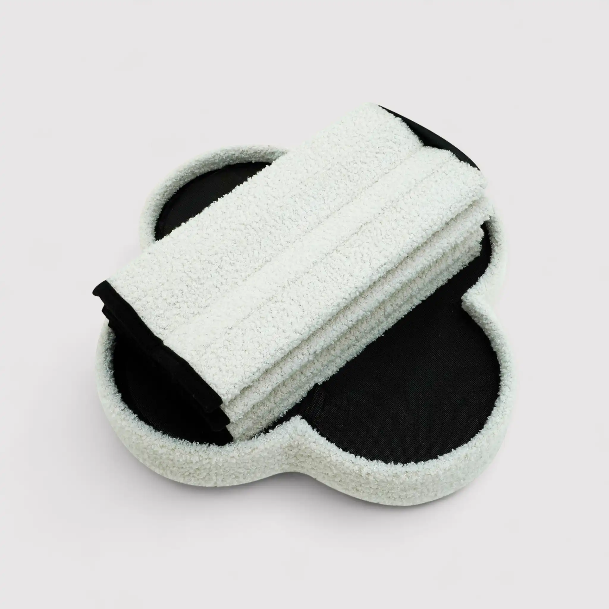 Sufra - Pouf contenitore bianco per cameretta a tema nuvola - Image 4