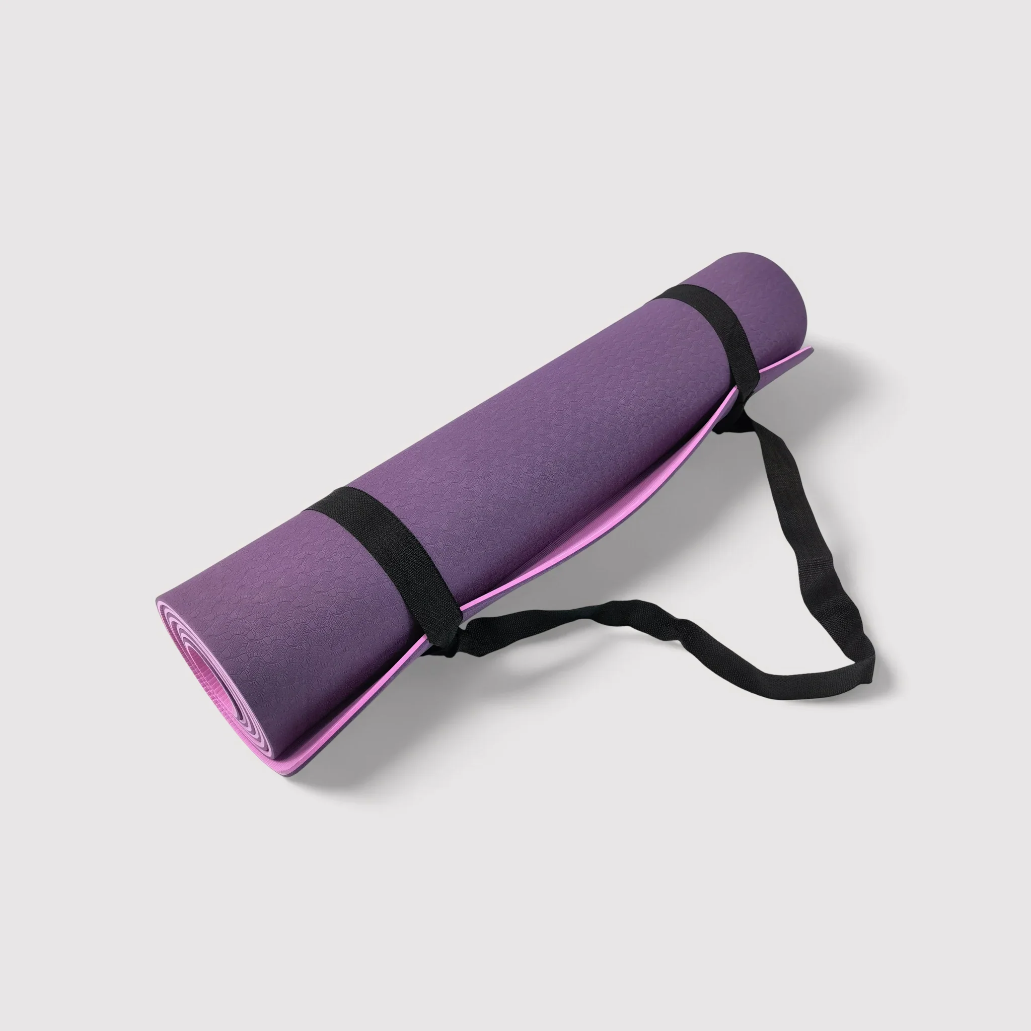Tappetino da yoga rosa e viola antiscivolo per casa o esterno - Image 5