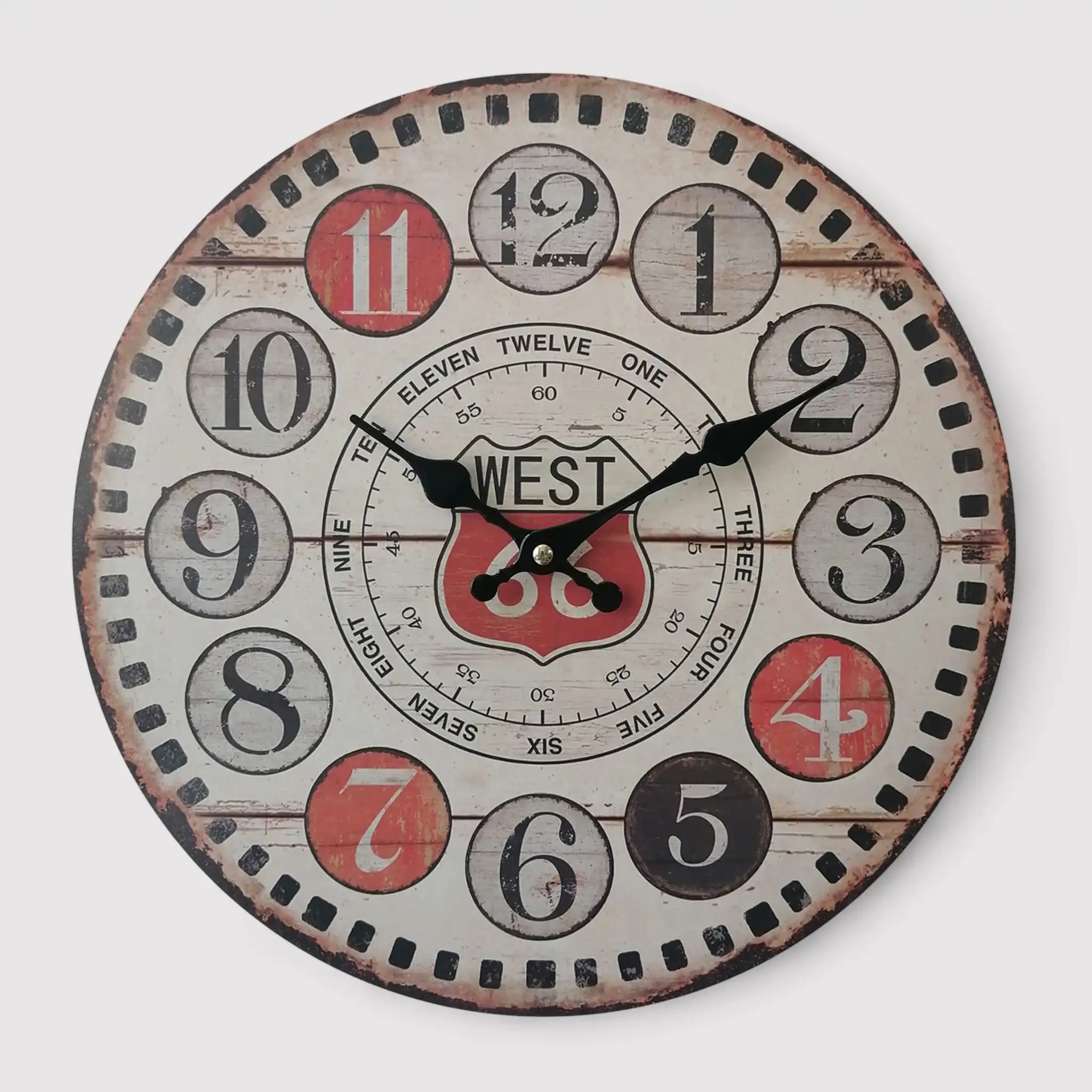 Zingiber - Orologio da appendere in stile industrial